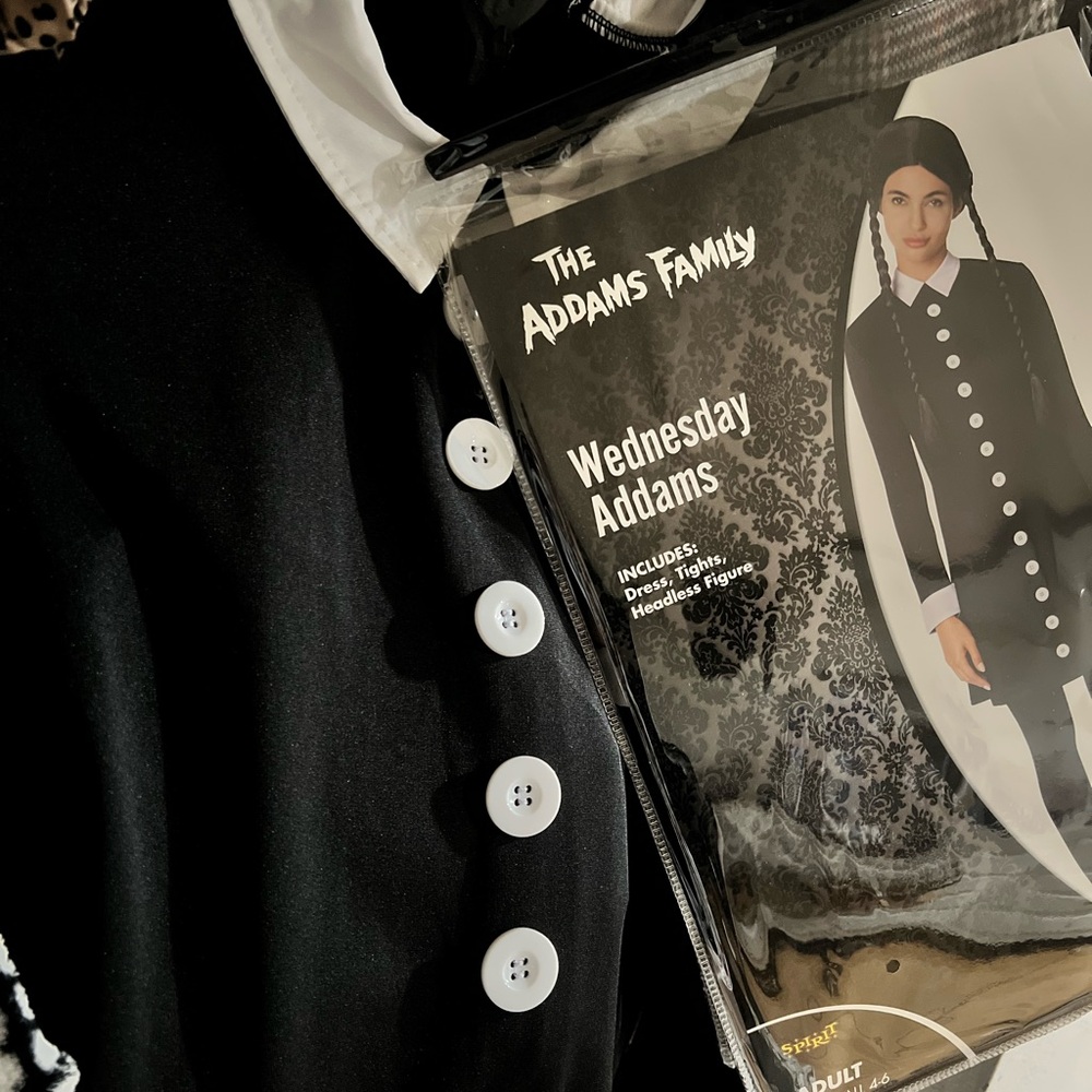 Spirit Black and White Addams Family Costume